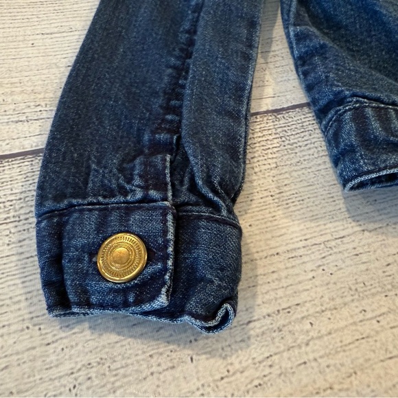 Artisan NY girls Jean Jacket - Dark Blue with Gold Buttons/size 2T - Picture 5 of 8